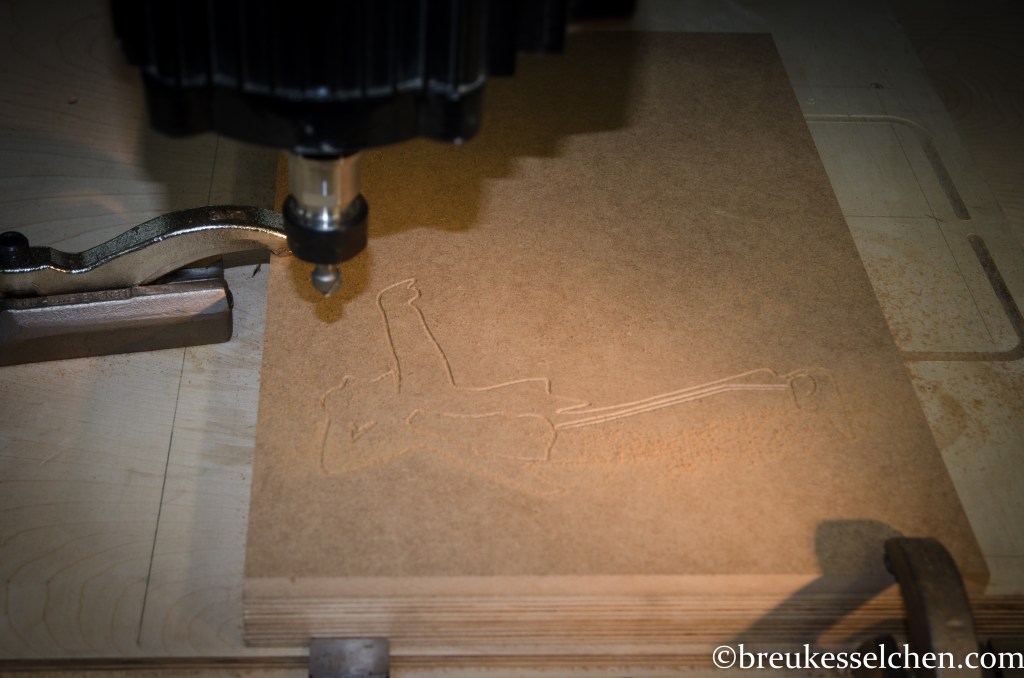 MJ Figur nimmt Gestalt an.